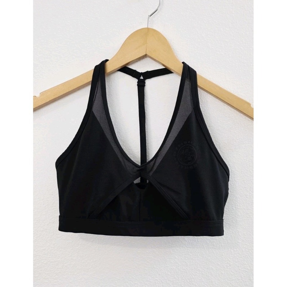 Gymshark Light Support T-Bar Sports‎ Bra Women's Size Small Black